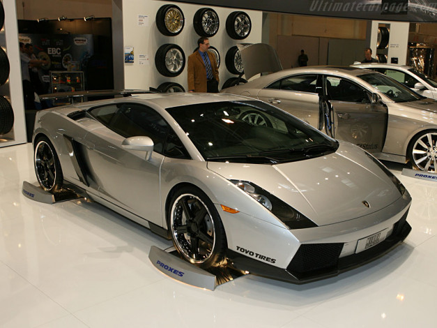 Обои картинки фото lamborghini, gallardo, miura, corse, автомобили, выставки, уличные, фото