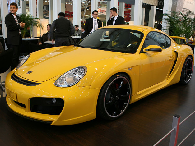 Обои картинки фото techart, cayman, widebody, автомобили, porsche