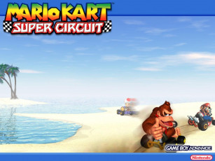 Картинка mario kart super circuit видео игры