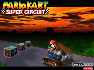 Картинка mario kart super circuit видео игры