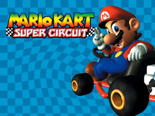 Картинка видео игры mario kart super circuit
