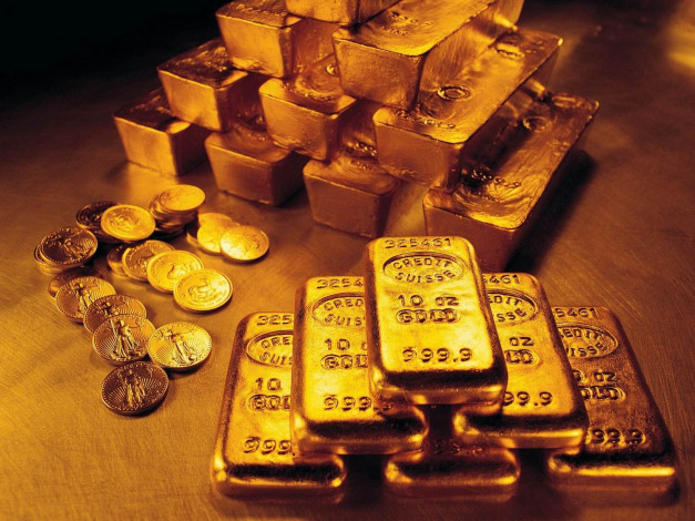 Обои картинки фото разное, золото, купюры, монеты