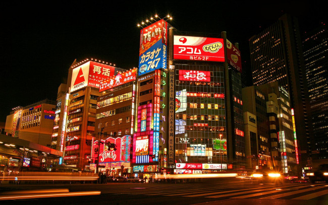 Обои картинки фото города, огни, ночного