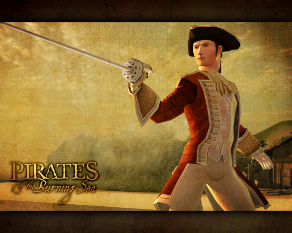 Обои картинки фото pirates, of, the, burning, sea, видео, игры, корсары, онлайн