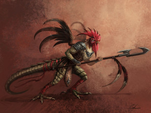 Картинка фэнтези существа петух