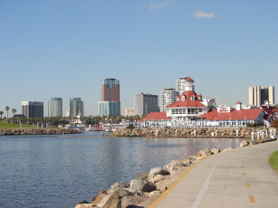 Картинка long beach california города панорамы