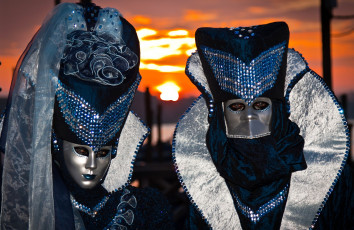 Картинка разное маски карнавальные костюмы карнавал венеция