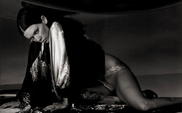 Картинка Jenna+Jameson девушки   черно-белое фото