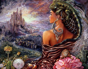 обоя фэнтези, josephine, wall, люди, и, природа