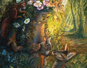 Картинка фэнтези josephine wall дриада нимфа покровительница деревьев