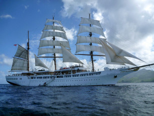 Картинка sea cloud корабли парусники парусник море