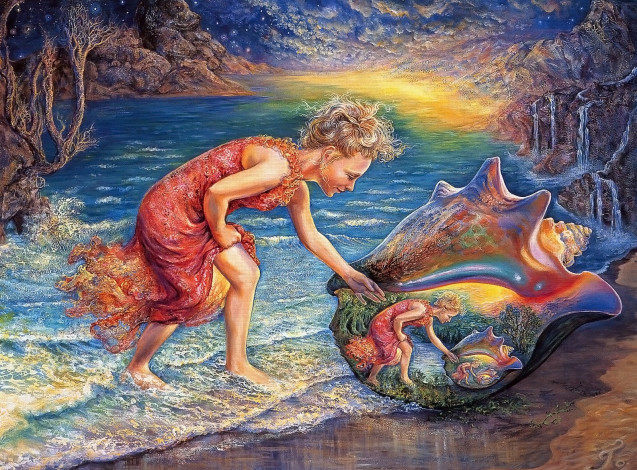 Обои картинки фото фэнтези, josephine, wall, магическая, бухта