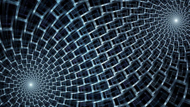 Обои картинки фото 3д, графика, abstract, абстракции, туннель, свет