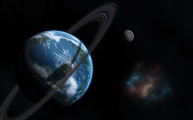 Обои картинки фото космос, земля, планеты