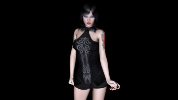 Картинка 3д+графика people+ люди девушка взгляд