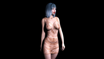 Картинка 3д+графика people+ люди взгляд девушка