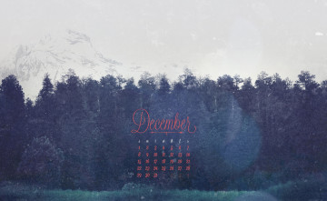 Картинка календари природа декабрь