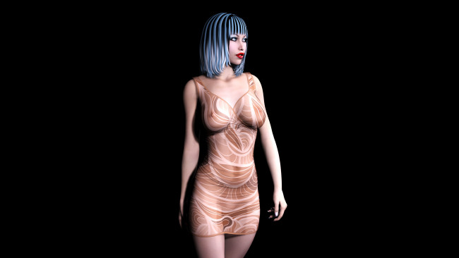 Обои картинки фото 3д графика, people , люди, взгляд, девушка