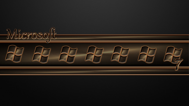 Обои картинки фото компьютеры, windows 7 , vienna, темный