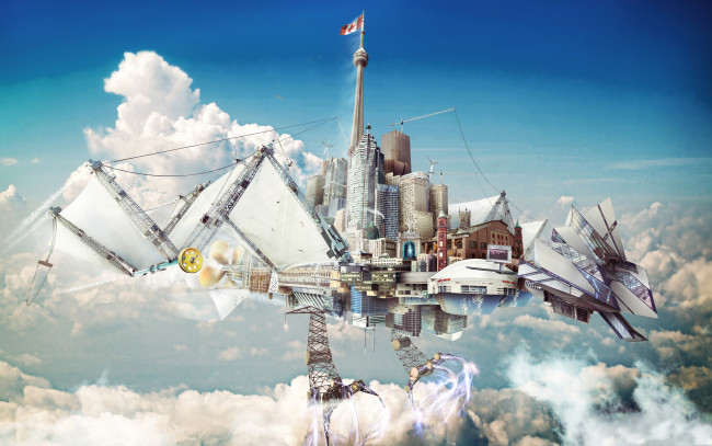 Обои картинки фото разное, компьютерный дизайн, здание