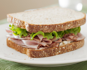 Картинка еда бутерброды +гамбургеры +канапе бутерброд ветчина хлеб