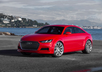 Картинка автомобили audi tt sportback concept 2014г красный
