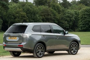 Картинка автомобили mitsubishi outlander uk-spec 2014г темный