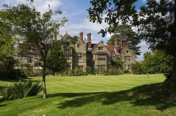 Картинка борд+хилл+гарден+великобритания города -+здания +дома борд хилл гарден великобритания особняк ландшафт деревья