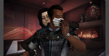 Картинка 3д+графика фантазия+ fantasy взгляд девушка мужчина