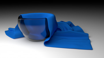 Картинка 3д+графика другое+ other фон ткань чаша