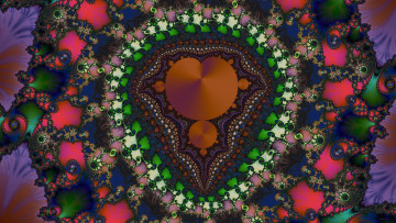 Картинка 3д+графика фракталы+ fractal фон узор цвета