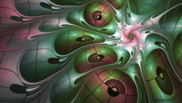 Картинка 3д+графика фракталы+ fractal узор фон цвета