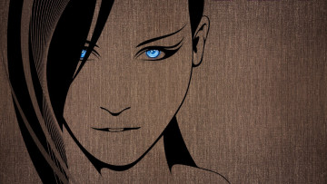 Картинка рисованное люди взгляд девушка фон