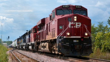обоя техника, поезда, состав, локомотив, дорога, железная