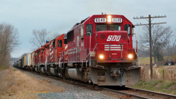 Картинка техника поезда железная дорога локомотив состав