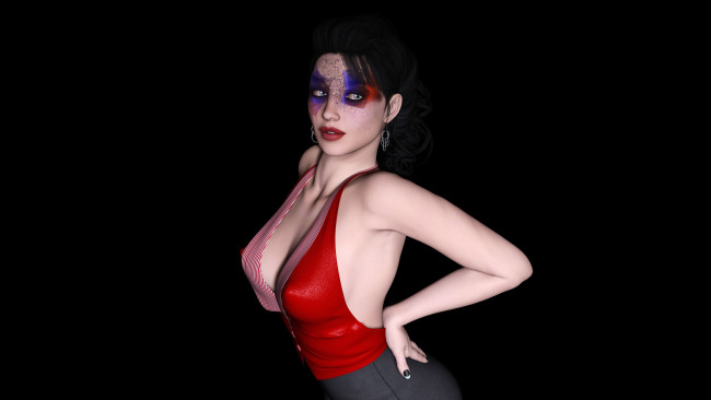 Обои картинки фото 3д графика, люди , people, фон, девушка, взгляд