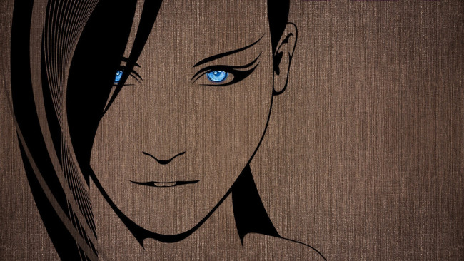 Обои картинки фото рисованное, люди, взгляд, девушка, фон