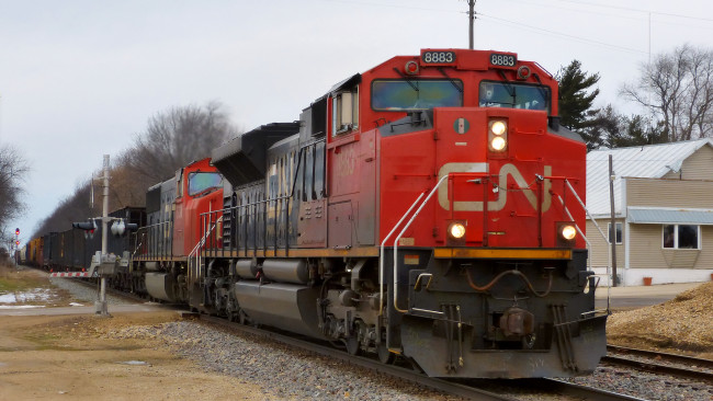 Обои картинки фото техника, поезда, железная, дорога, локомотив, состав