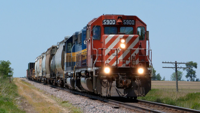 Обои картинки фото техника, поезда, железная, состав, локомотив, дорога