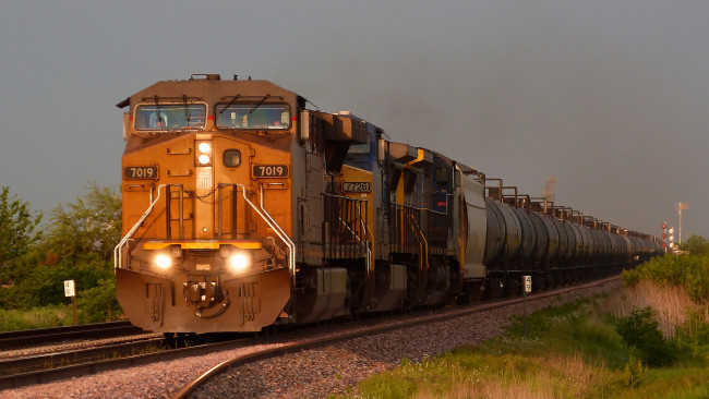 Обои картинки фото техника, поезда, железная, состав, локомотив, дорога