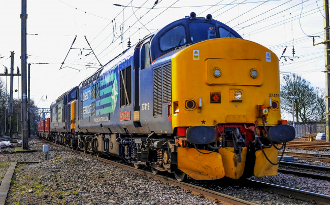 Обои картинки фото техника, поезда, железная, дорога, локомотив, состав