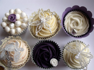 Картинка еда пирожные +кексы +печенье праздничные капкейки