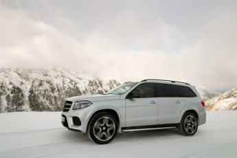 Картинка автомобили mercedes-benz gls 500 2015г x166 amg line 4matic