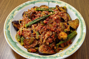 Картинка еда вторые+блюда макароны овощи