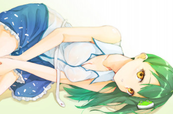 Картинка аниме touhou девушка арт koretsuki aduma kochiya sanae