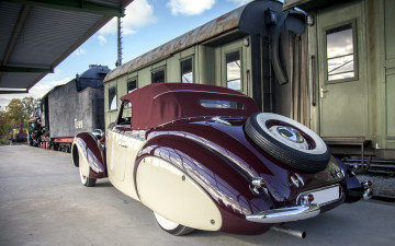 Картинка steyr+220+glaser+roadster автомобили классика steyr 220 glaser roadster