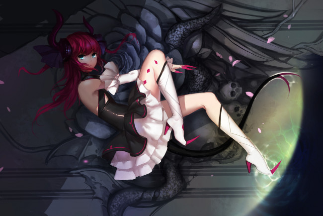 Обои картинки фото аниме, fate, stay night, swd3e2, lancer, stay, night, арт, девушка