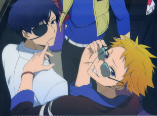 Картинка аниме hamatora парни