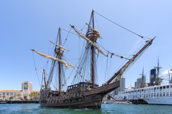 Картинка корабли парусники паруса мачты