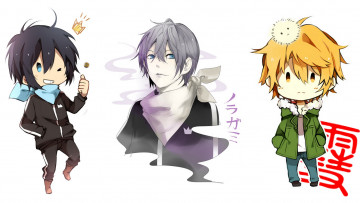 Картинка аниме noragami юкине Ято инори